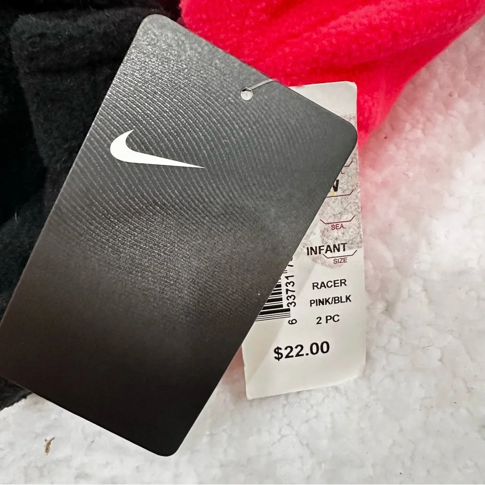 Baby Nike Hat and Mitten Set